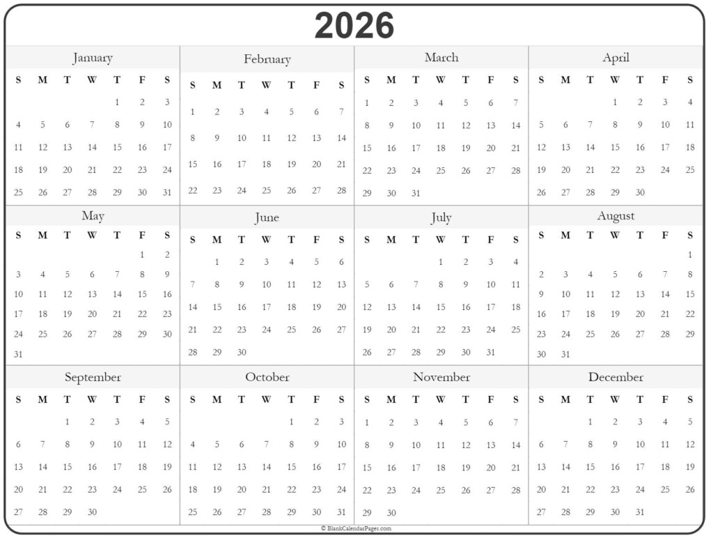 2025 2026 Blank Calendar Printable Free Wiki Brynn Daniele