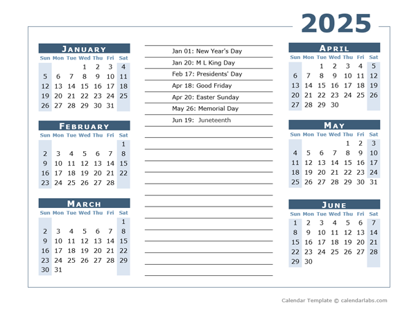 2025 6 Month Calendar Printable Cornie Kerrie