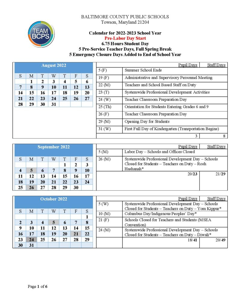 2025 And 2025 Bcps School Calendar 2025 2026 Dennis D Roy