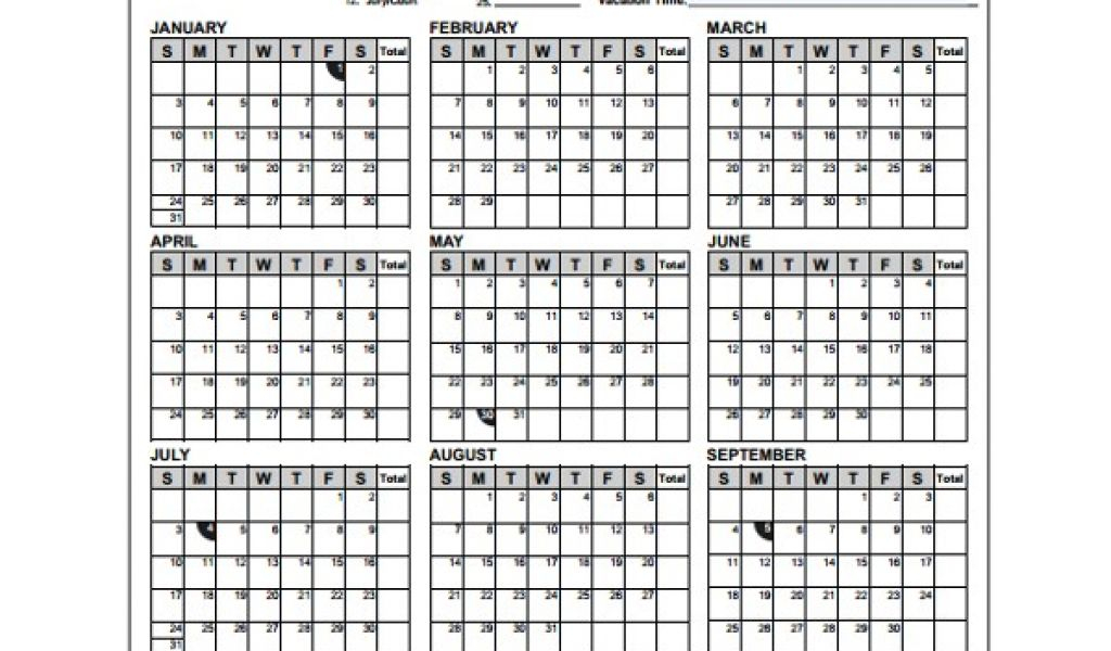 2025 Attendance Calendar Free Lani Loralyn