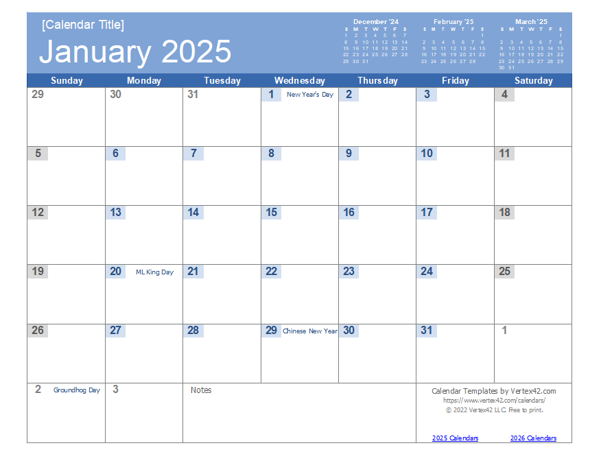 2025 Blank Calendar Templates Word Document Rita C Edwards