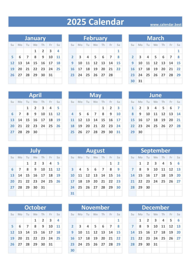 2025 Calendar A4 Natalie Graham