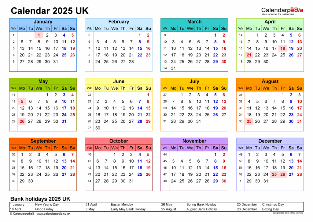 2025 Calendar Excel Sheet Template Uk SAlma J Rasmussen