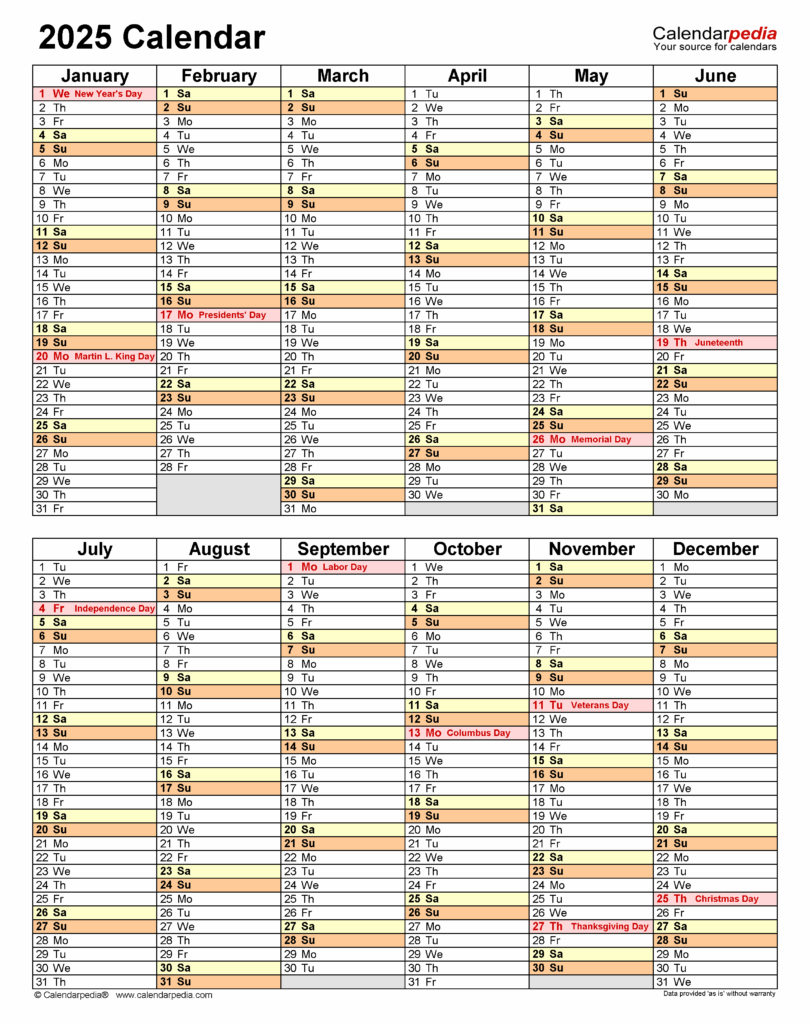 2025 Calendar Template Excel Pdf Free Christopher Waggoner