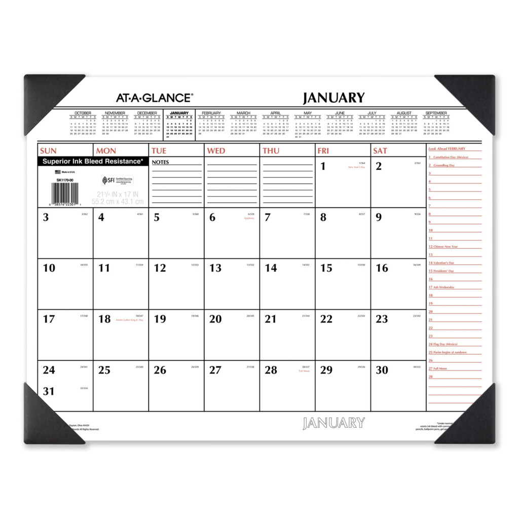 2025 Desk Calendar 22 X 17 Arlene R Murphy