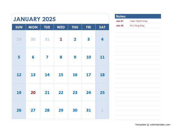 2025 Editable Monthly Word Calendar Template Free Printable Templates