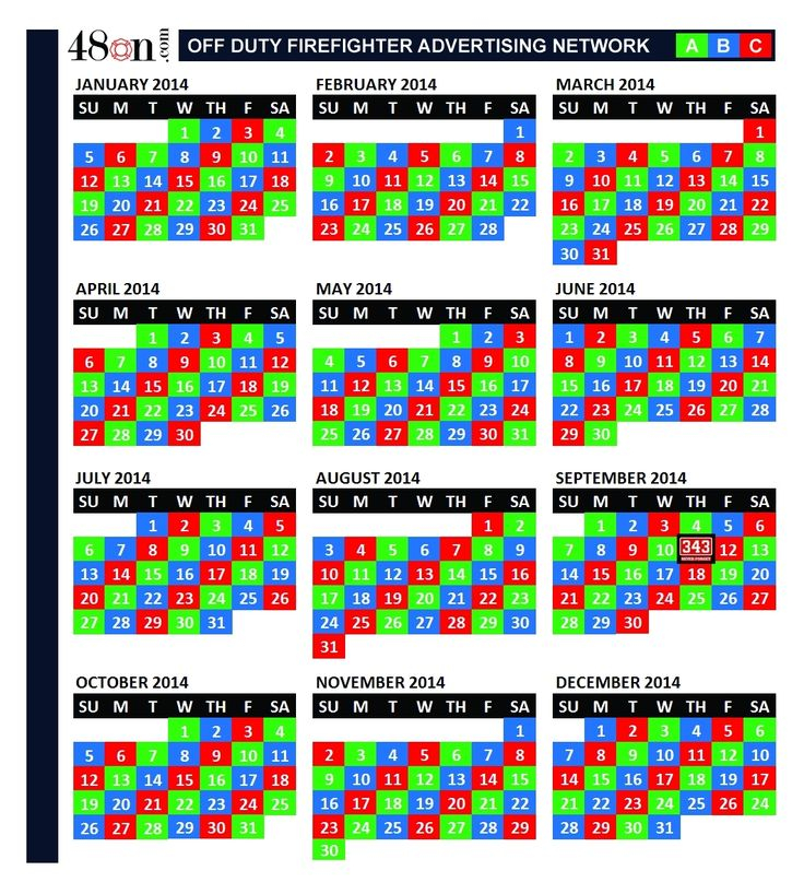 2025 Firefighter Shift Calendar 24 48 Printable Pdf Audie Margarethe