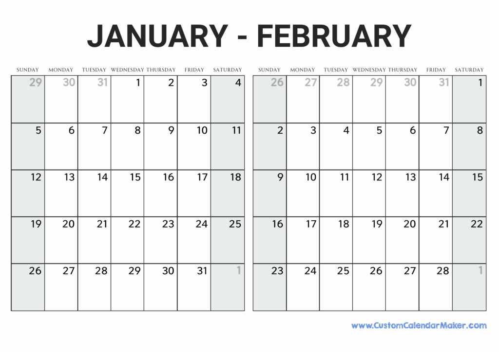 2025 Jan Feb March Calendar Printable Full Page Free Lawrence S Thomas