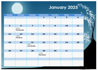2025 Lunar Calendar Pdf Full Year Joseph Durden
