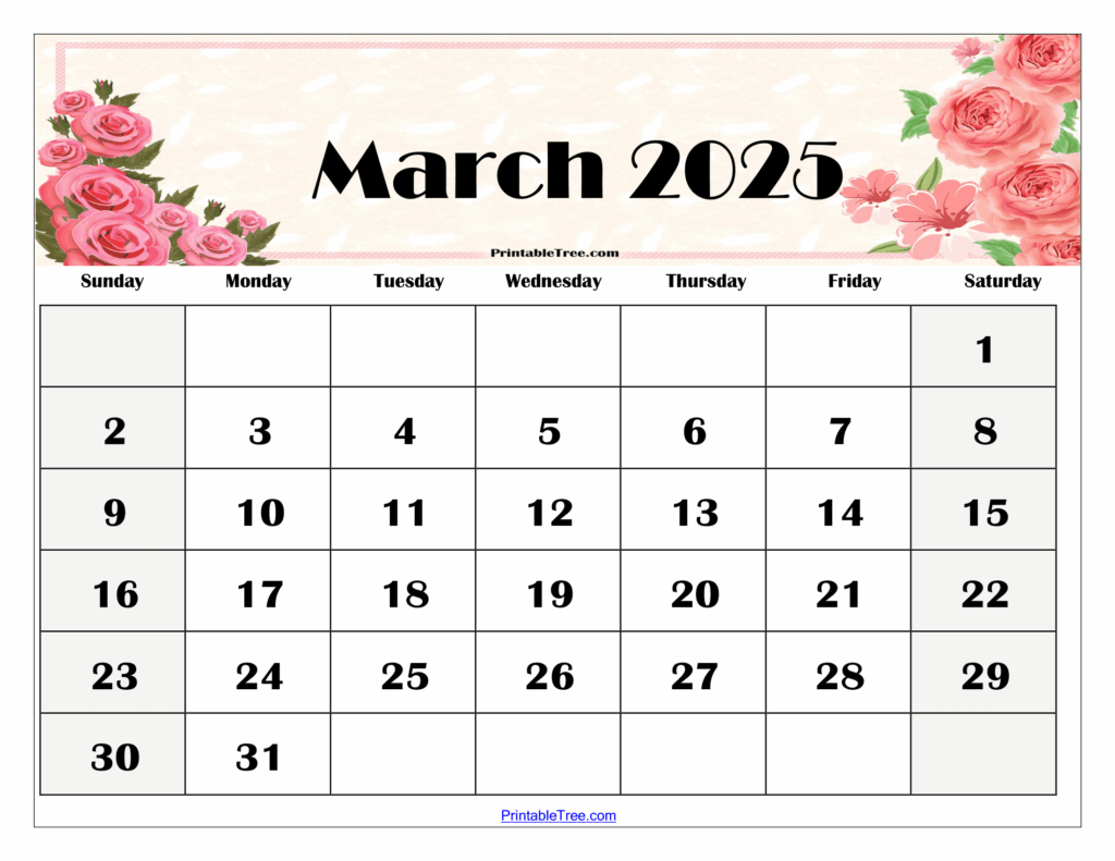 2025 March Calendar Free Printable Images Unbelievable Alfred M 