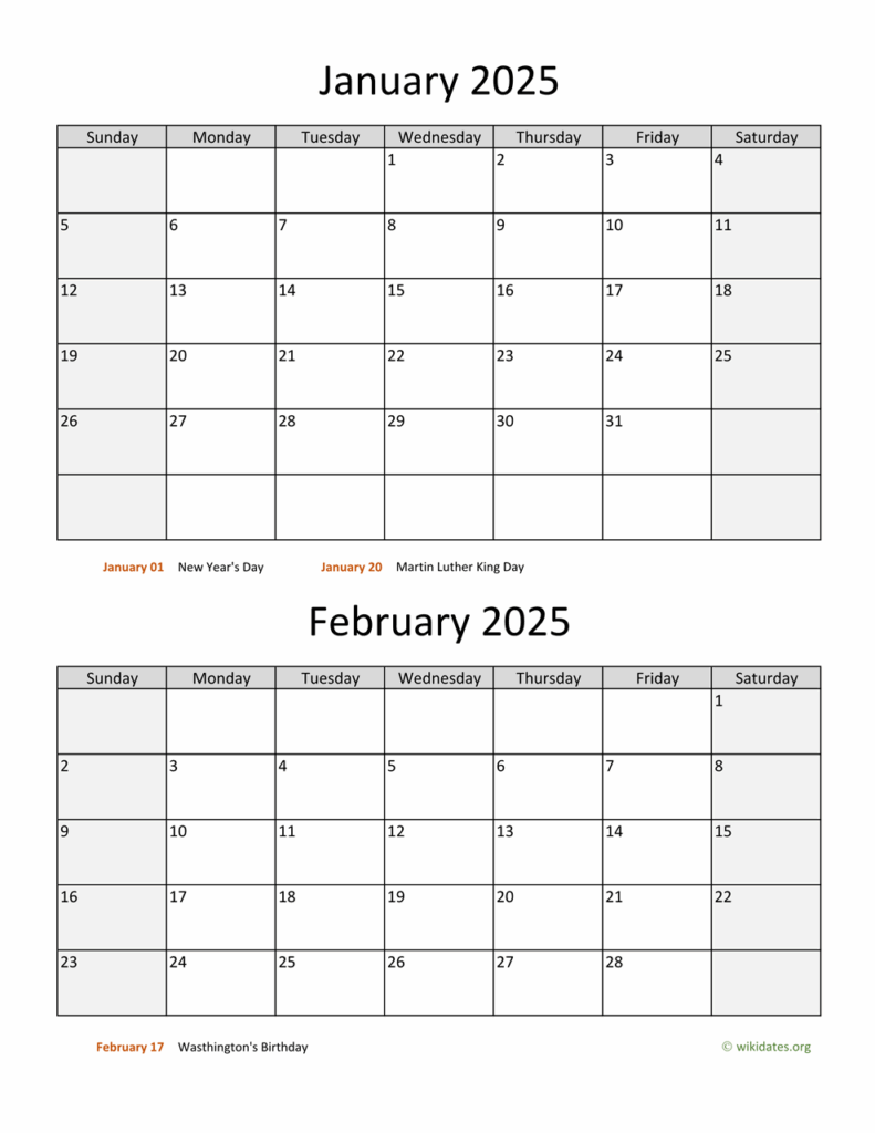 2025 Monthly Calendar Printable Free Without Downloading Pictures 
