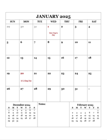2025 Monthly Calendar Template Portrait Free Printable Templates