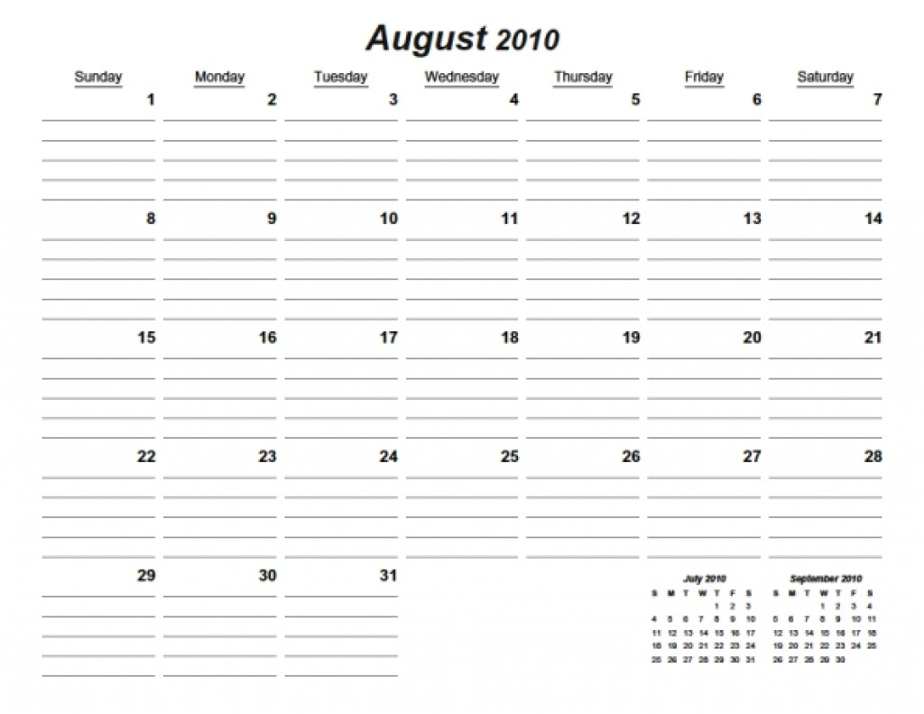 2025 Monthly Calendar With Lines Louise S Hemingway