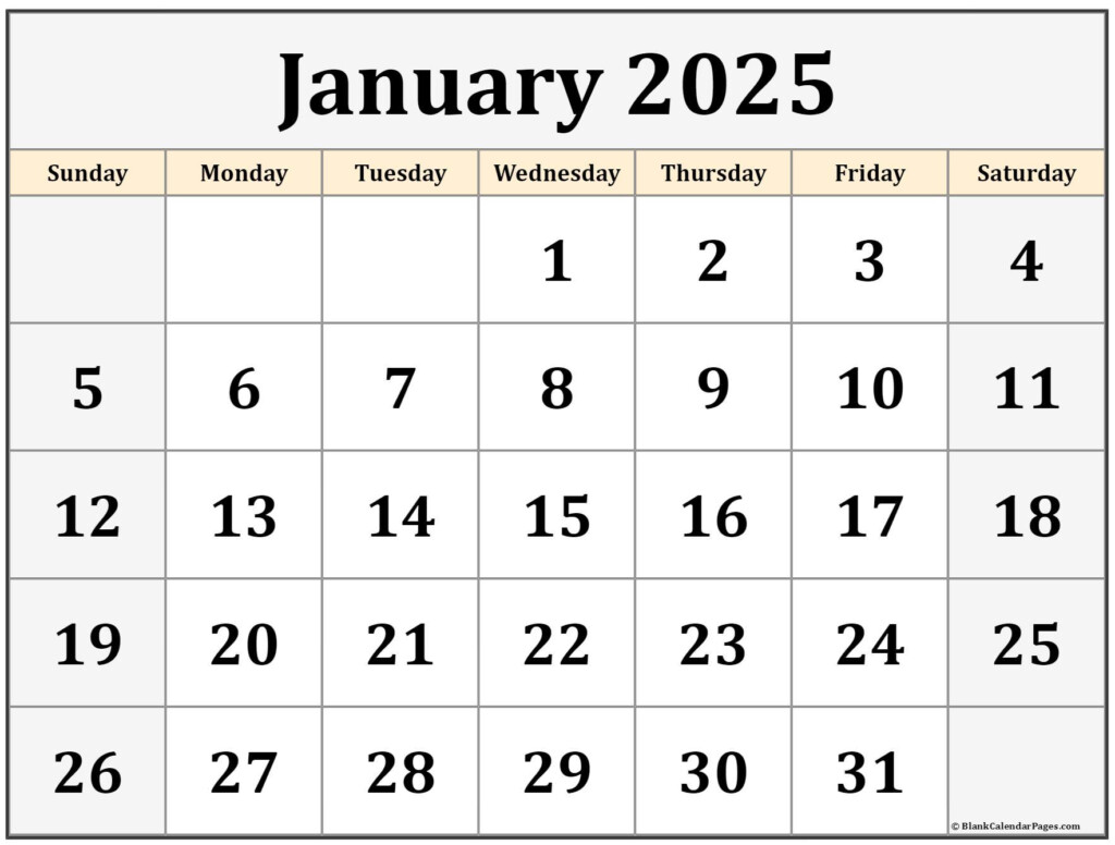 2025 Printable Calendar January By Month Pdf Tessa Foster