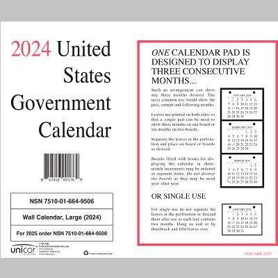 2025 Printable Government Calendars James G Christensen