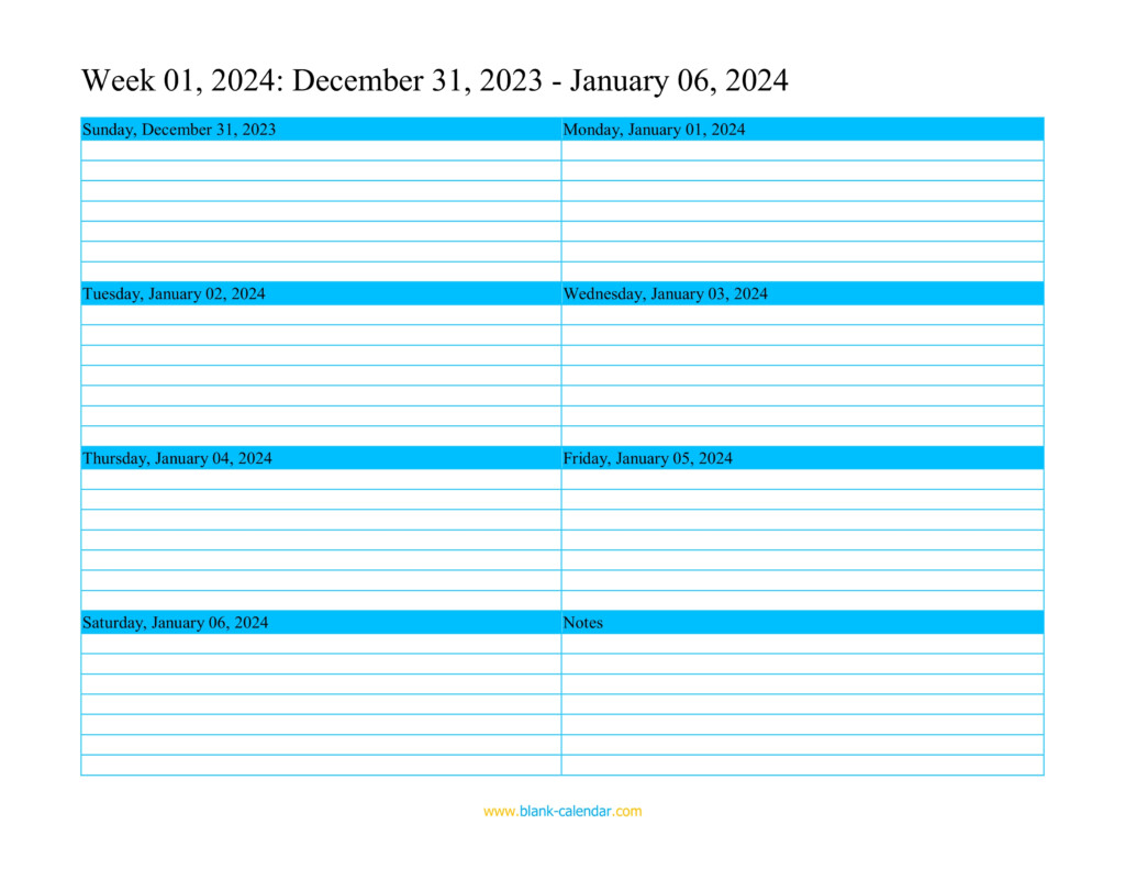 2025 Weekly Calendar Printable Free Noah Alexander