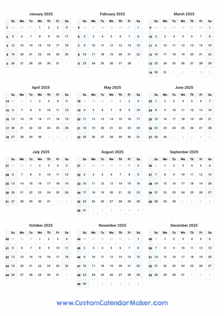 2025 Weekly Calendar Word Count Sheets Cristal C Ivie