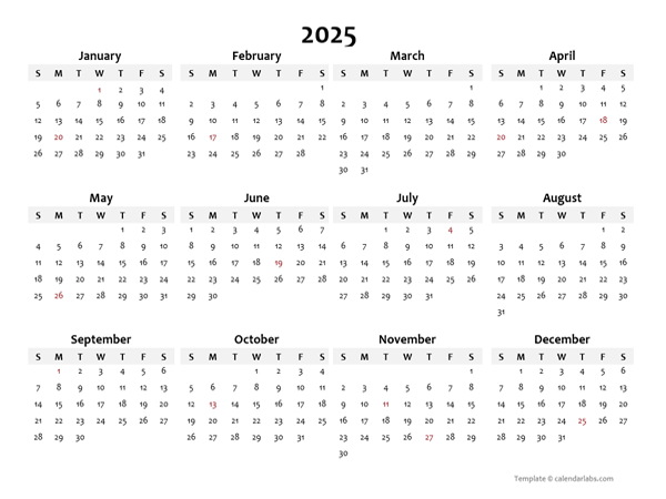 2025 Yearly Calendar Editable Word Doc Edithe Christalle