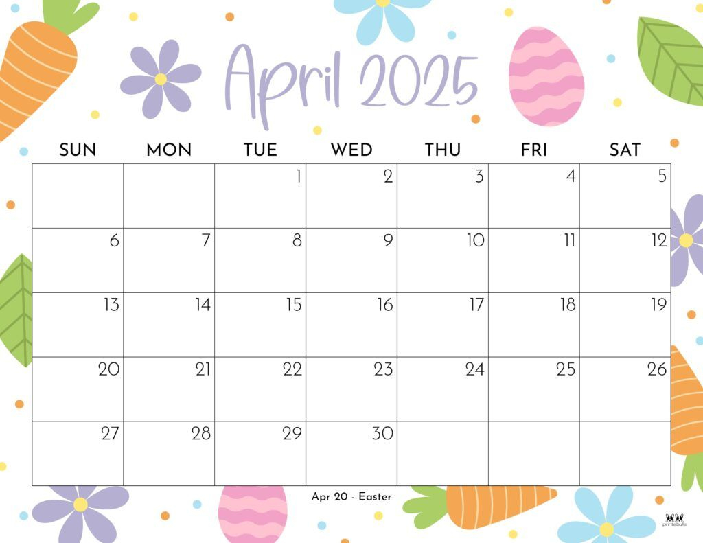 April 2025 Calendars 107 Free Printables Artofit