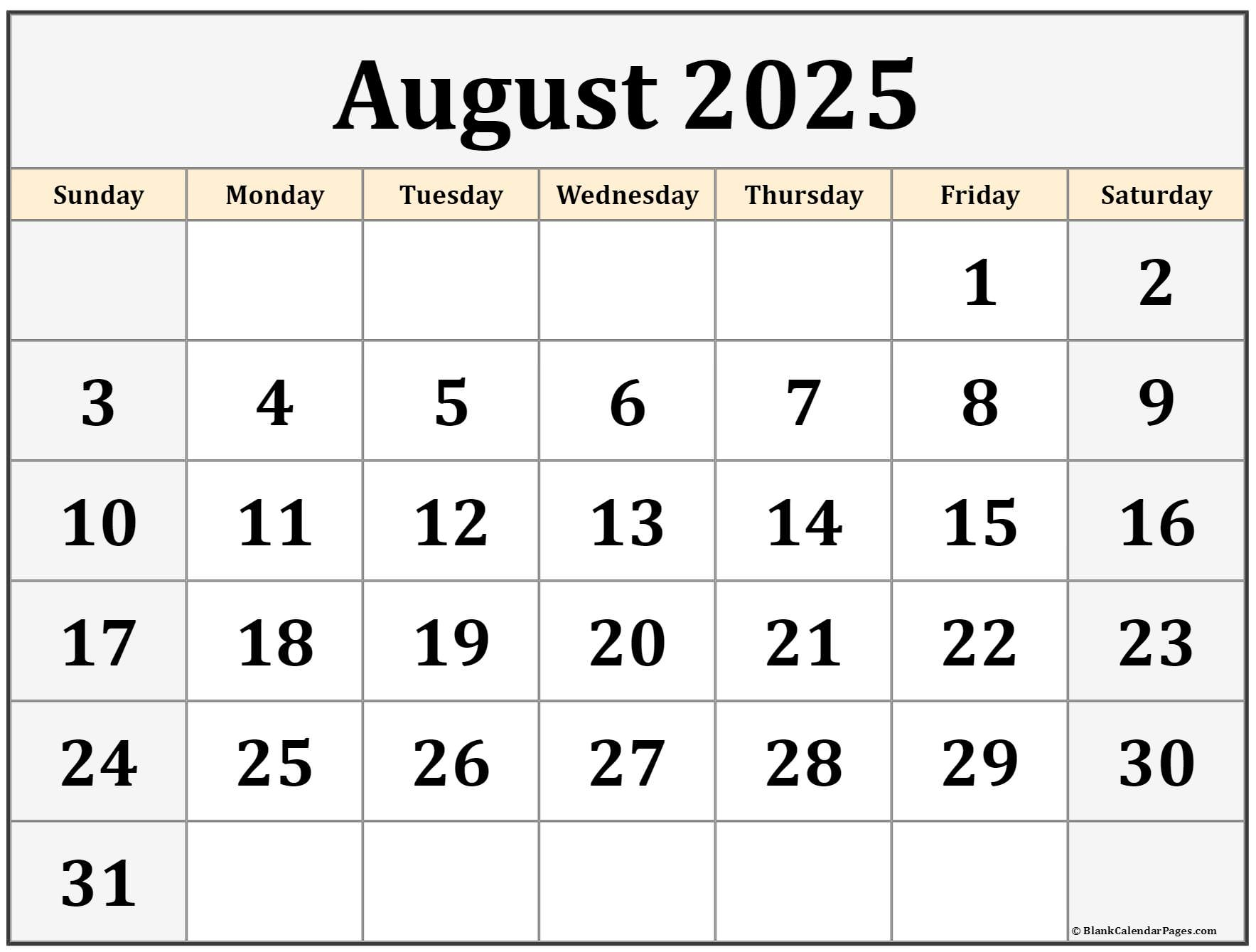 August September 2025 Calendar Printable Free Karen B Ramsey