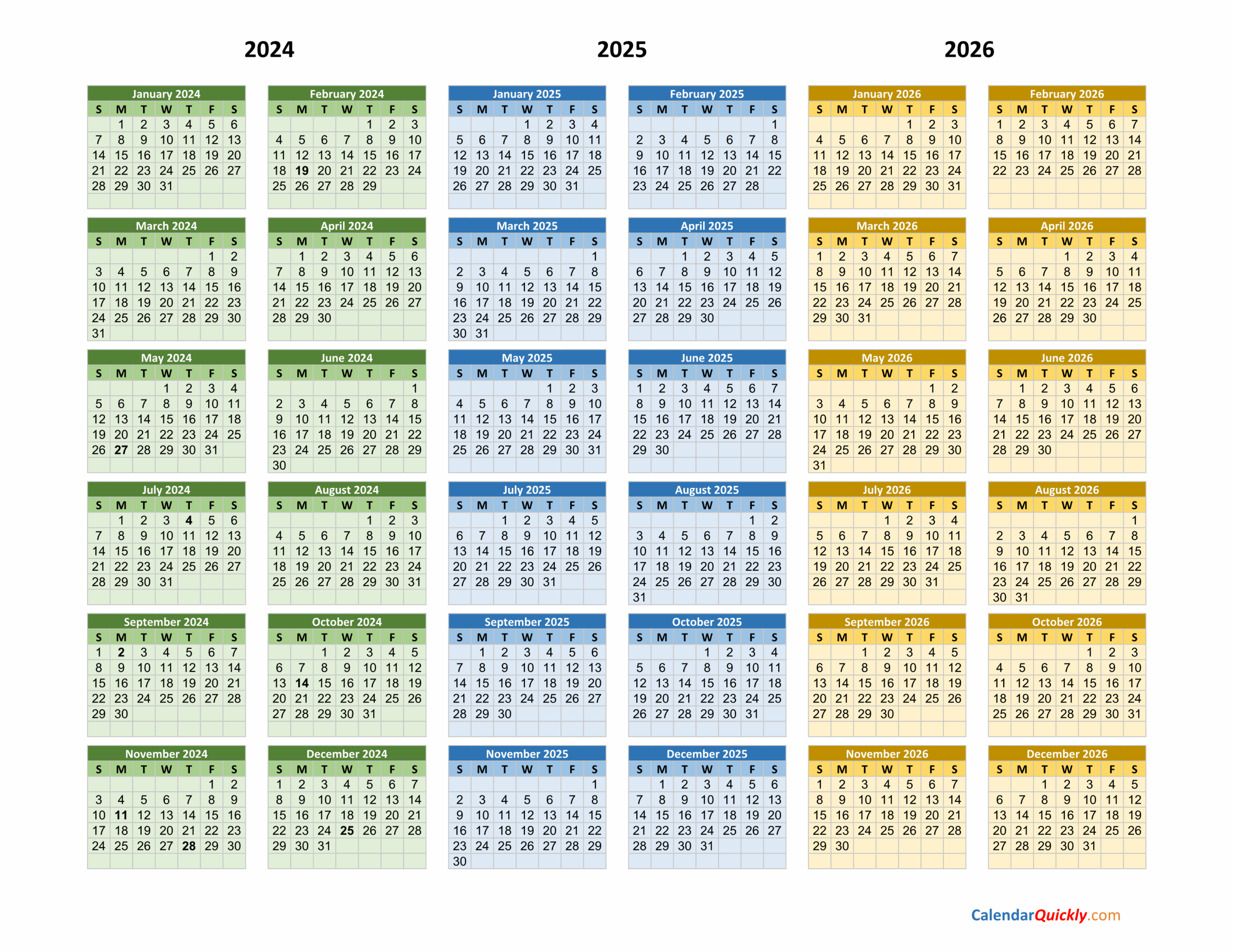 Calendar 2025 2026 Printable Tucker Vega