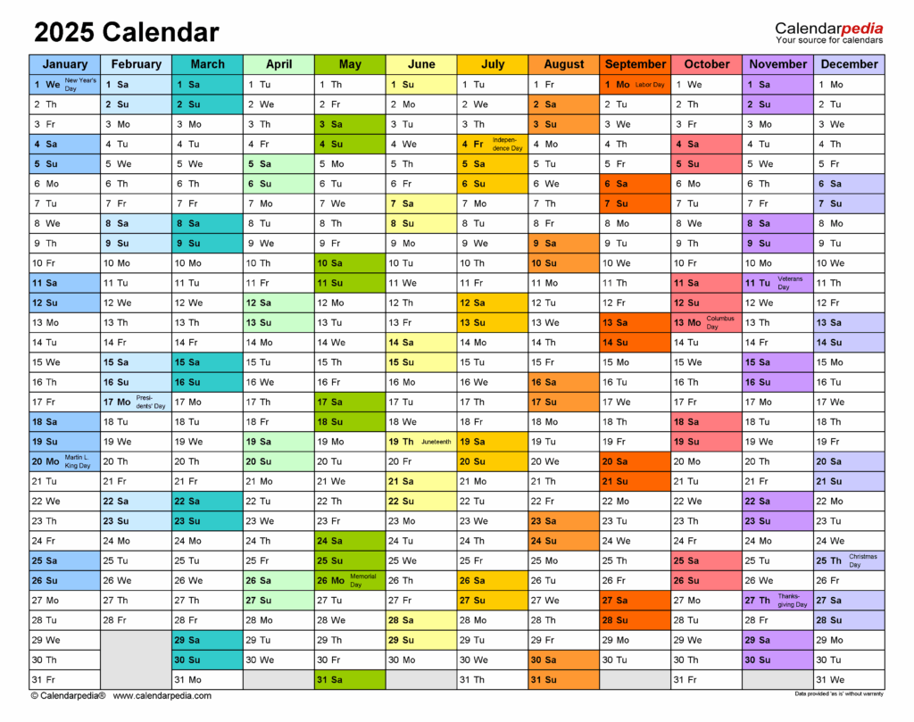 Calendar 2025 Calend Michael L Cameron