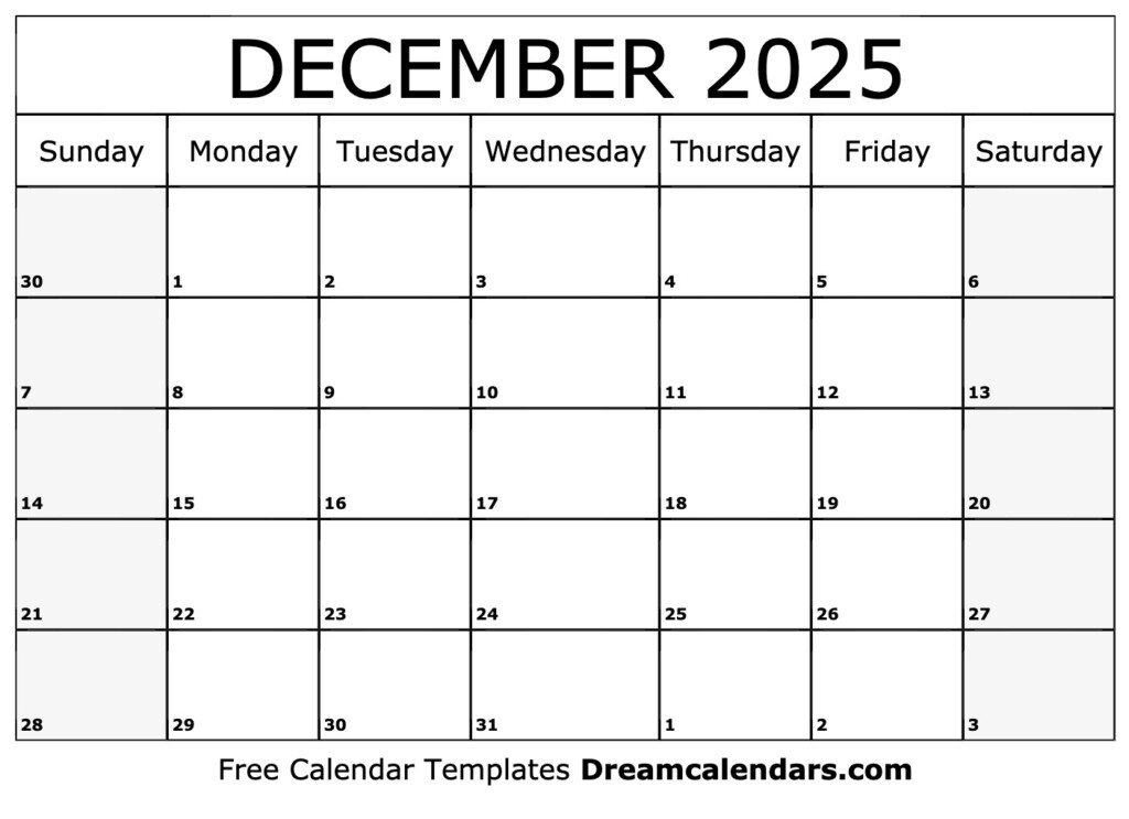 Calendar December 2025 January 2025 Printable Calendar With Holidays 