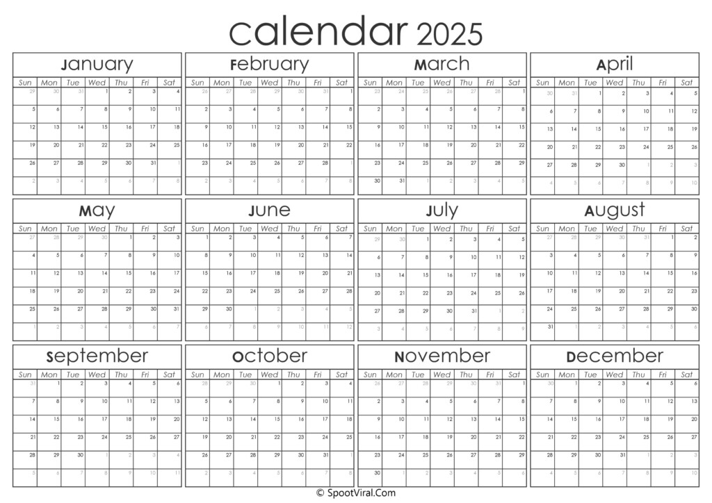 Calendar Events 2025 Felix R Olesen