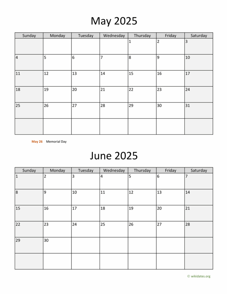 Calendar For May June And July 2025 Dolores D Smith