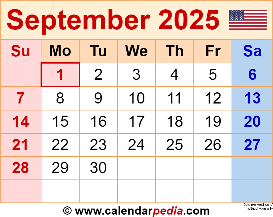 Calendar September 2025 To August 2025 Nathan C Carlson