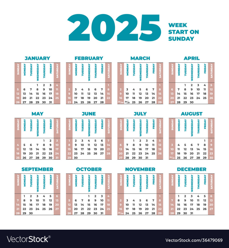 Calendar With Numbers Of 2025 Travis L Eades