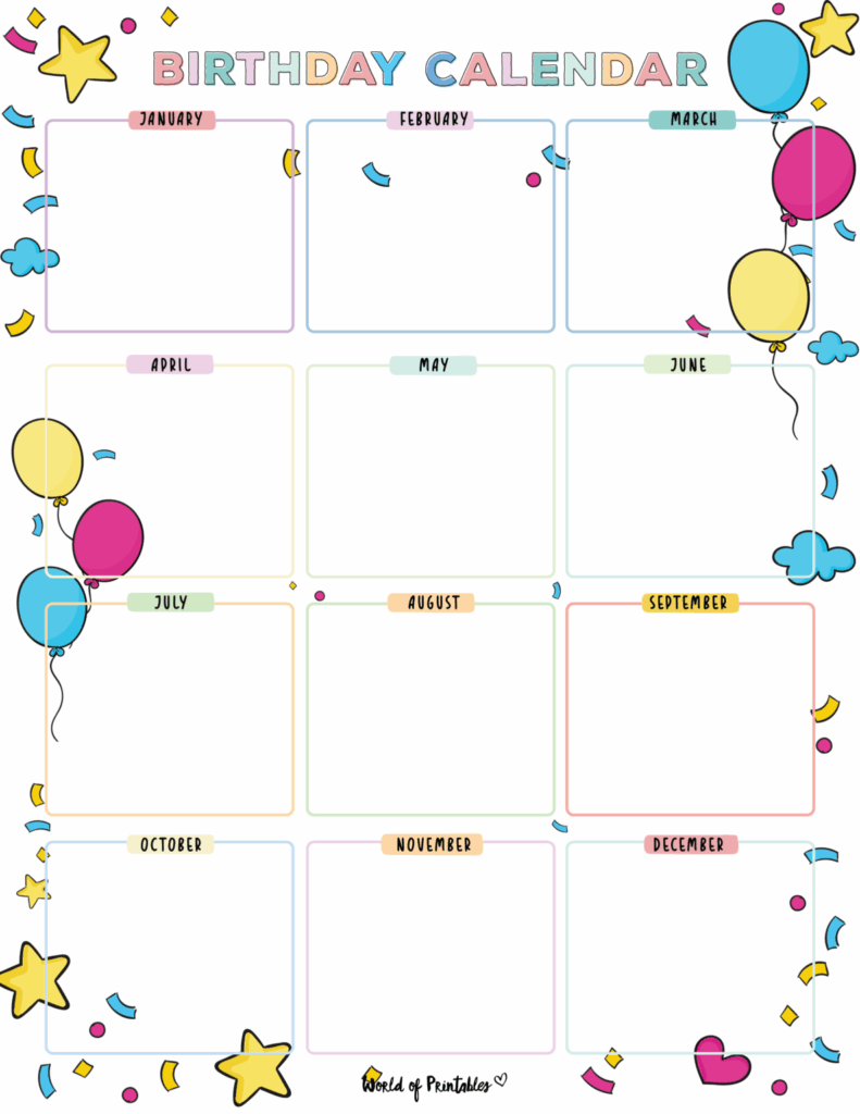 Facebook Birthdays Calendar 2025 Free Cora Babbette