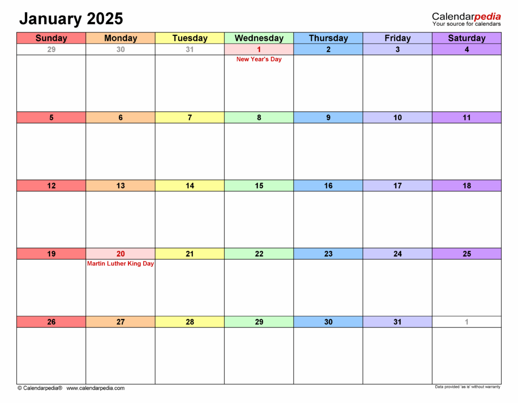 Fill In Calendar January 2025 Excel Format Rana Mackenzie