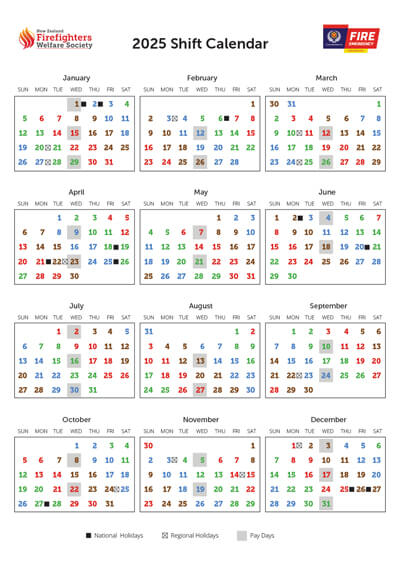 Firefighter Shift Calendar 2025 A Comprehensive Guide For Firefighting 