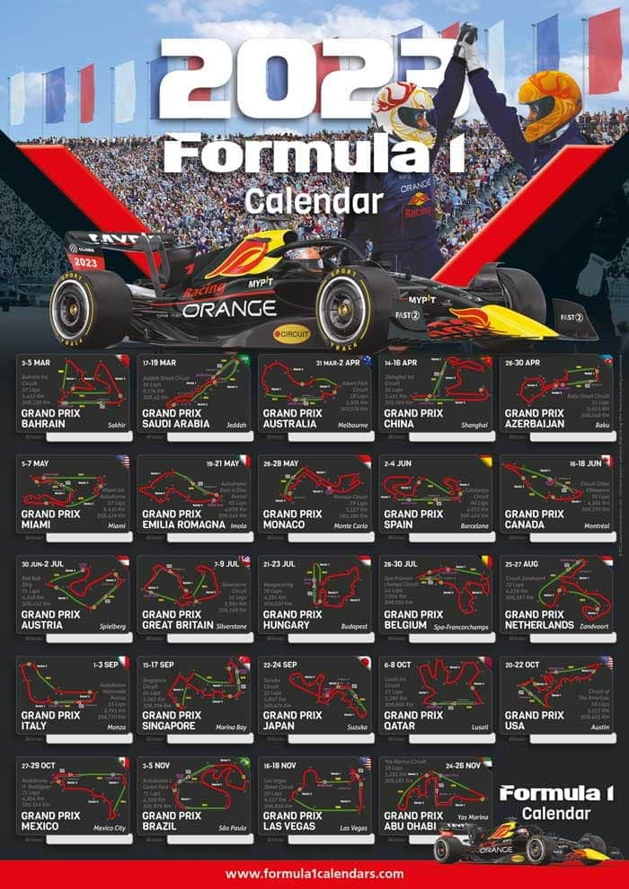 Formula 1 Racing Schedule 2025 Printable Pdf Maeve Thatcher