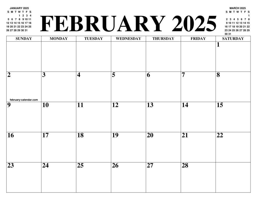 Free Calendar January February 2025 Printable Dani J Hurst