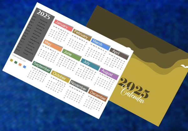 Free Pocket Calendar 2025 Template Mary C Hinkle