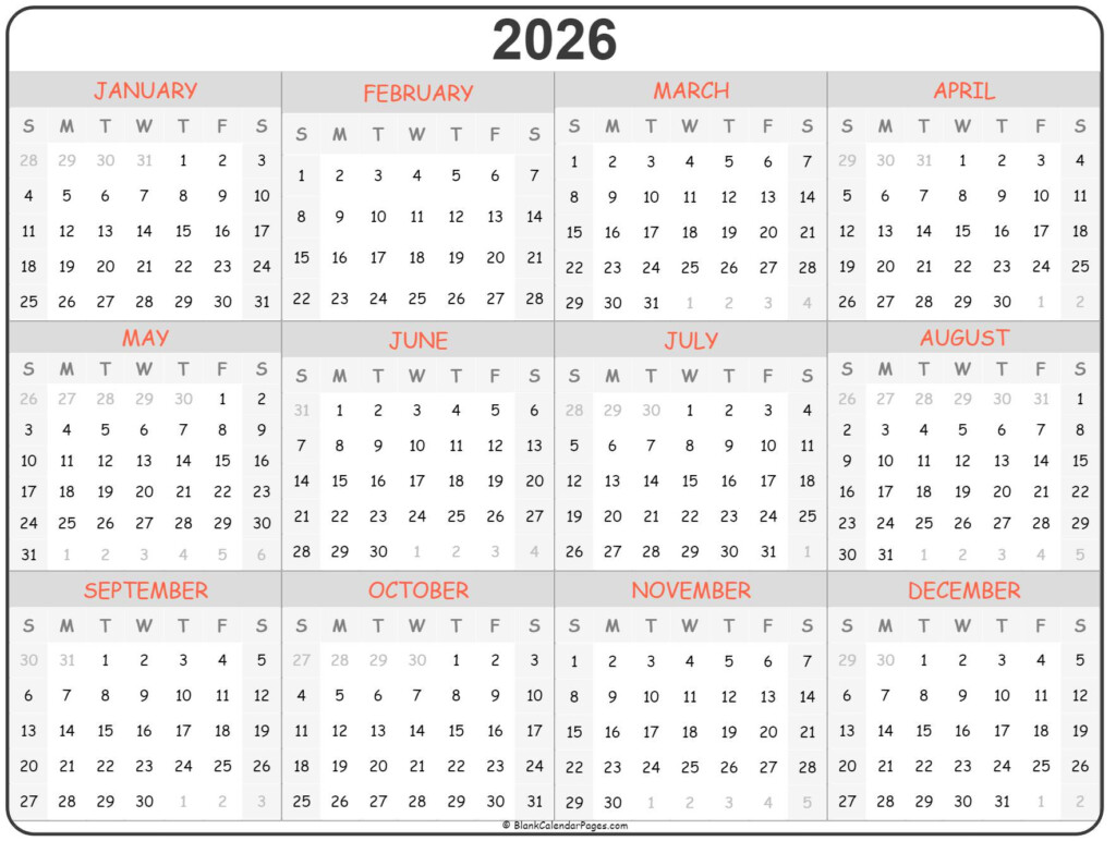 Full 2025 2026 Holiday Calendar Printable Free Calendars Spectacular 