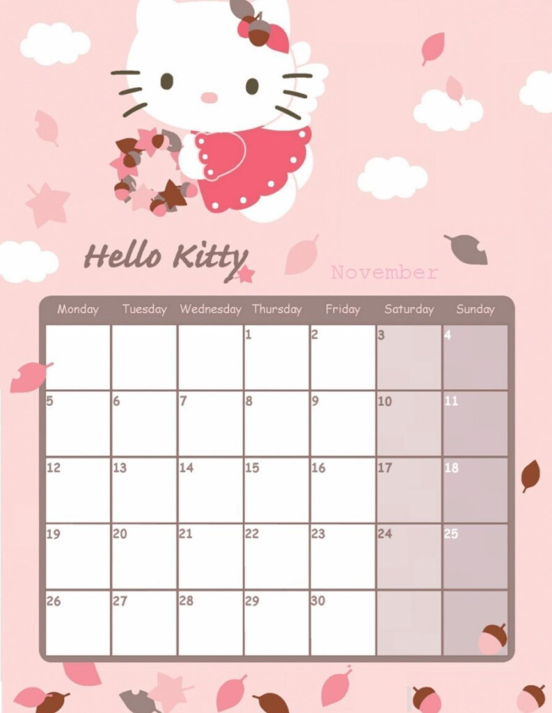 January 2025 Calendar Hello Kitty Printable Pdf Download Peter L Bruun