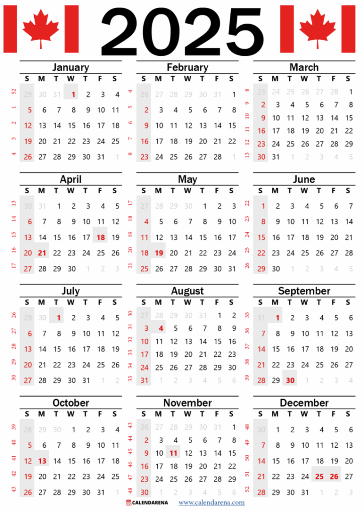 June Calendar 2025 Canada Printable Alecia Maryellen