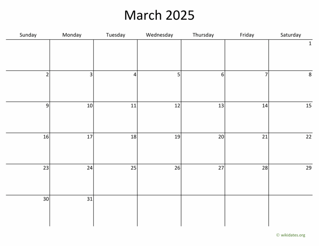 March 2025 Calendar Wiki With Holidays Ariana Bianca