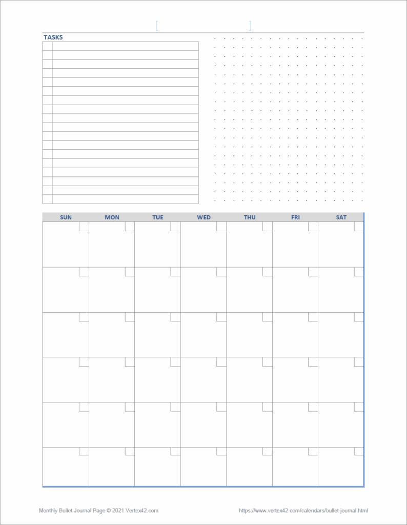 Mastering Time The Power Of Bullet Journal Printable Calendars For 