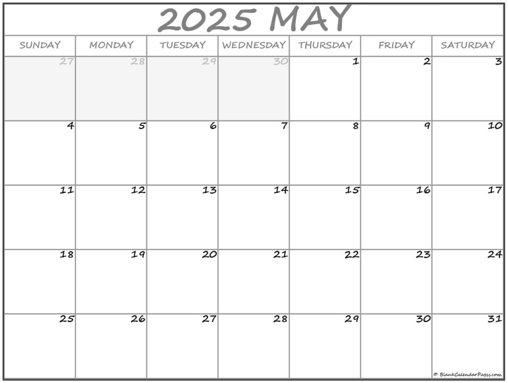 May 2025 Calendar Free Printable And Editable Template Bessie E Lee