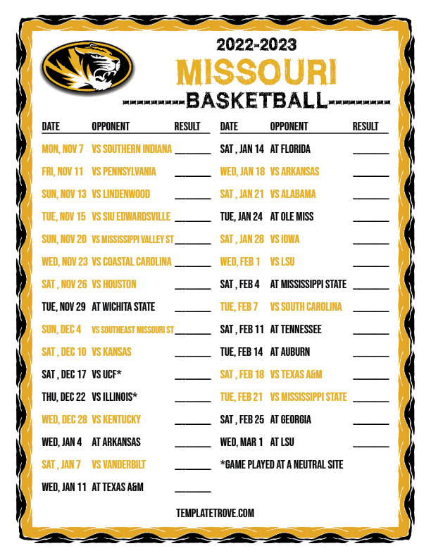 Mizzou Academic Calendar 2025 Printable Bella C Ibsch