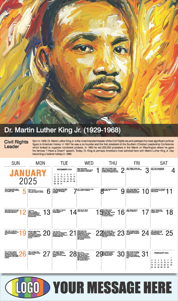 Mlk Day 2025 Calendar Printable Seth E Jacoby