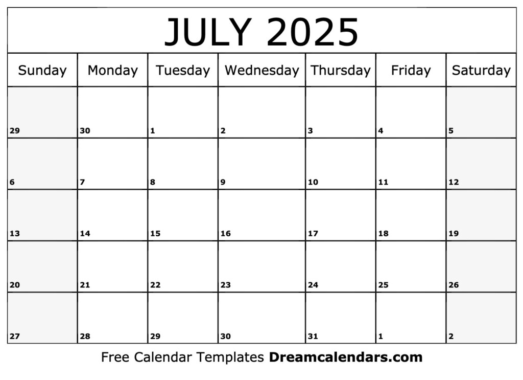 Modern July 2025 To July 2025 Calendar Andrea T Olesen