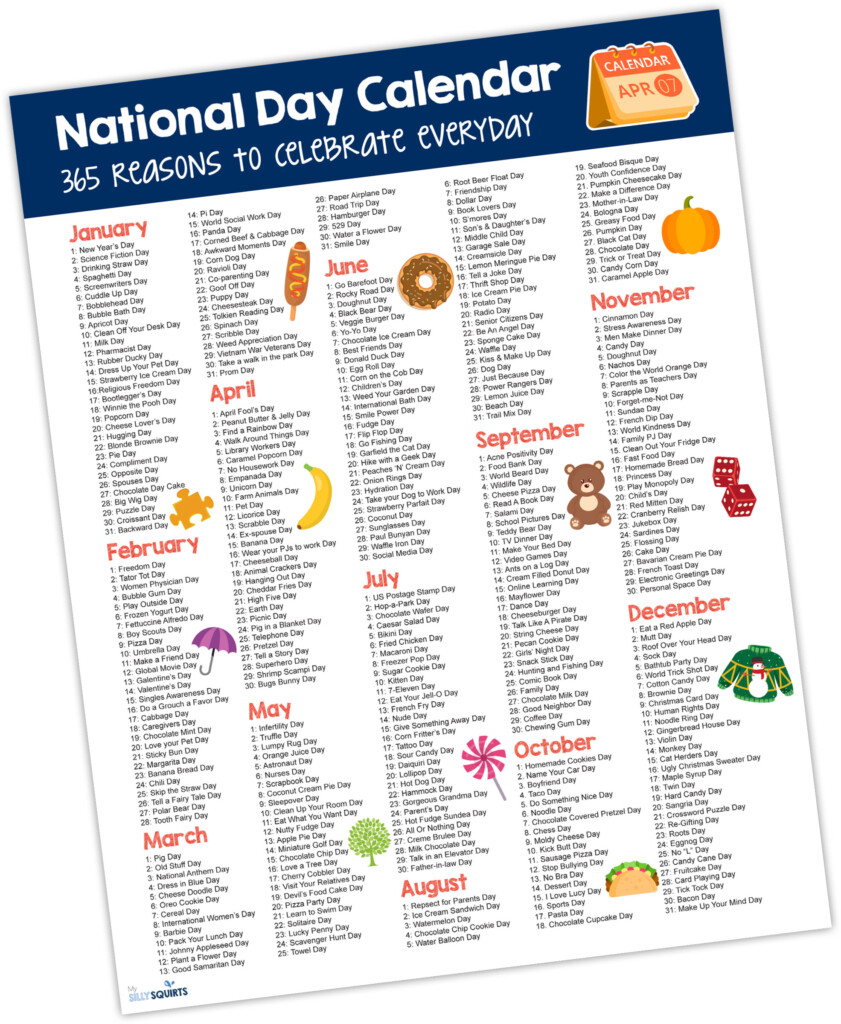 National Day Calendar April 2025 Charles N Hayes