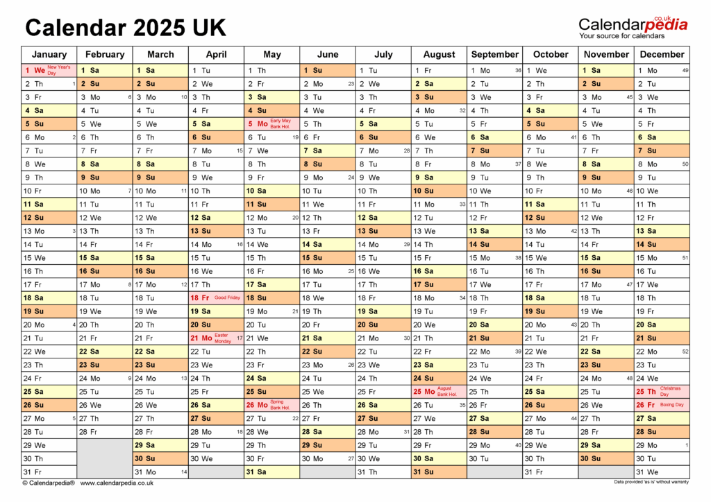 Personalize Your 2025 Printable Calendar Uk Official Site Alfred S 