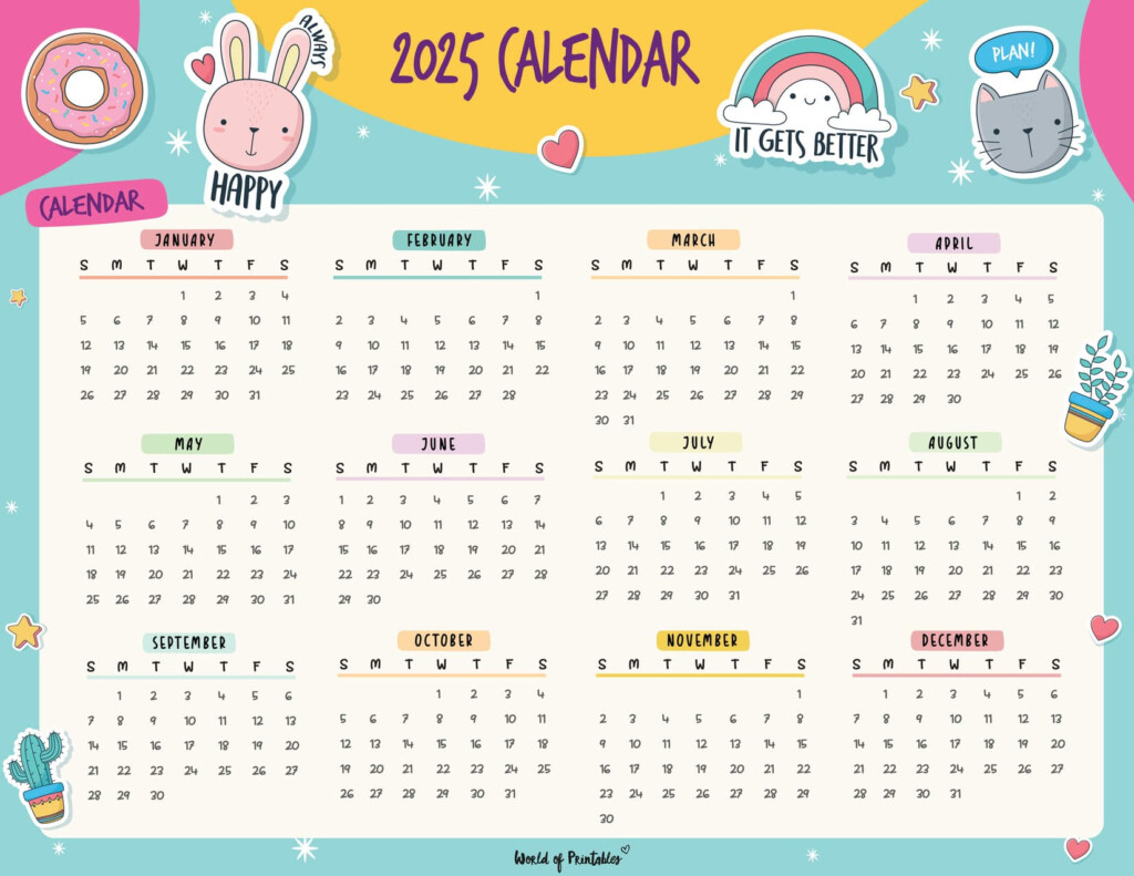 Pretty 2025 Calendar Berget Terese