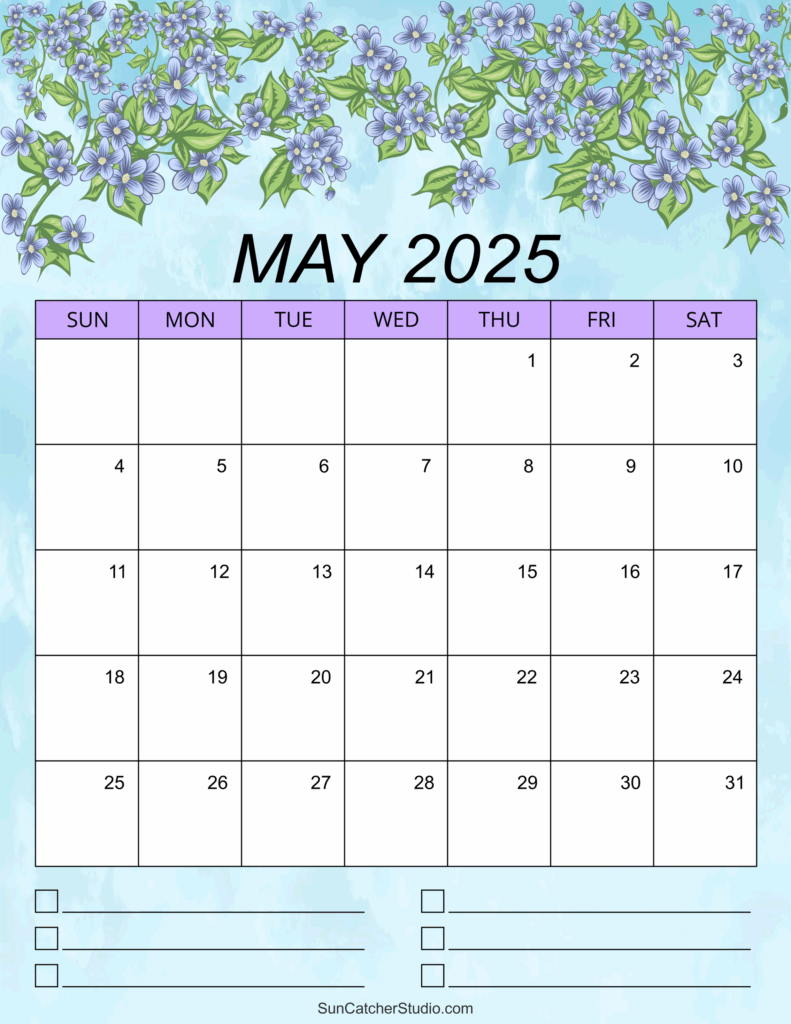 Printable Calendar 2025 Free Monthly Pdf Clara A Jacobsen